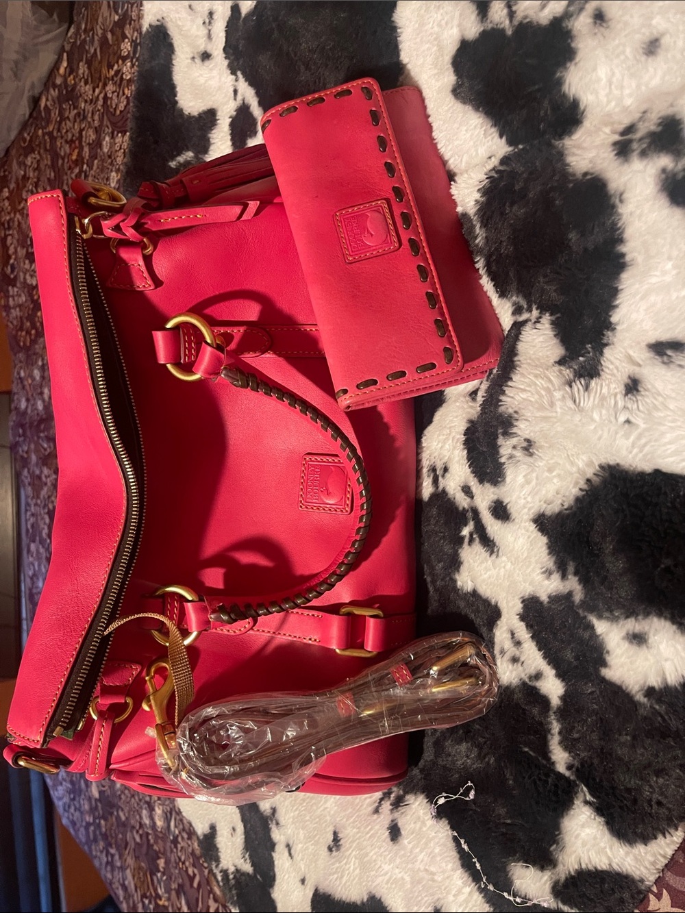 Bright Pink Women's Tote Bag with Wallet - Designer-Inspired